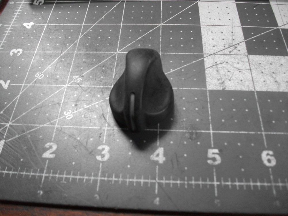 Replacement Timer/Dial/Switch Black Knob Handle, Fits on a 3/16" D shapeStem/Tab
