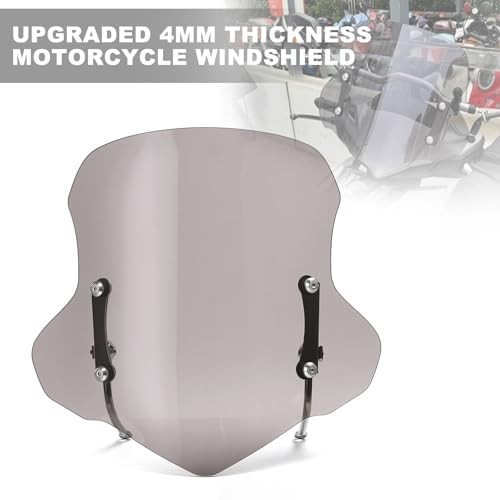 Motorcycle Scooter Windshield 4 millimeters Clear Plastic Acrylic comes with