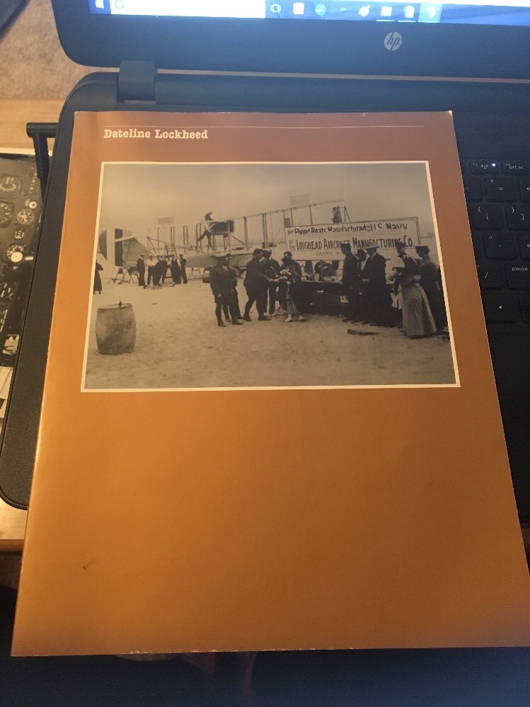 Dateline Lockheed Aviation Book 1932-1982 Lockheed Corp 96 pgs Softcover