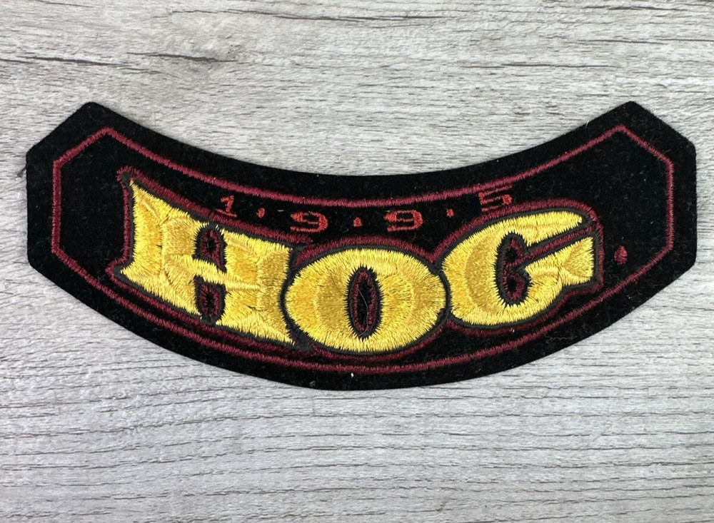 1995 HOG Membership Rocker Patch HARLEY DAVIDSON OWNERS GROUP New