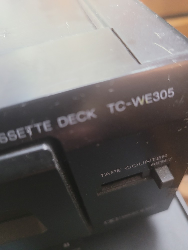 Sony TC-WE305 Stereo Double Cassette Deck Untested