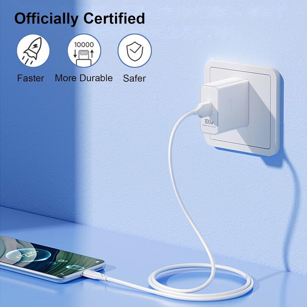 4 Pack Charging Cable 60W 3.1FT(2 USB to C and 2 White
