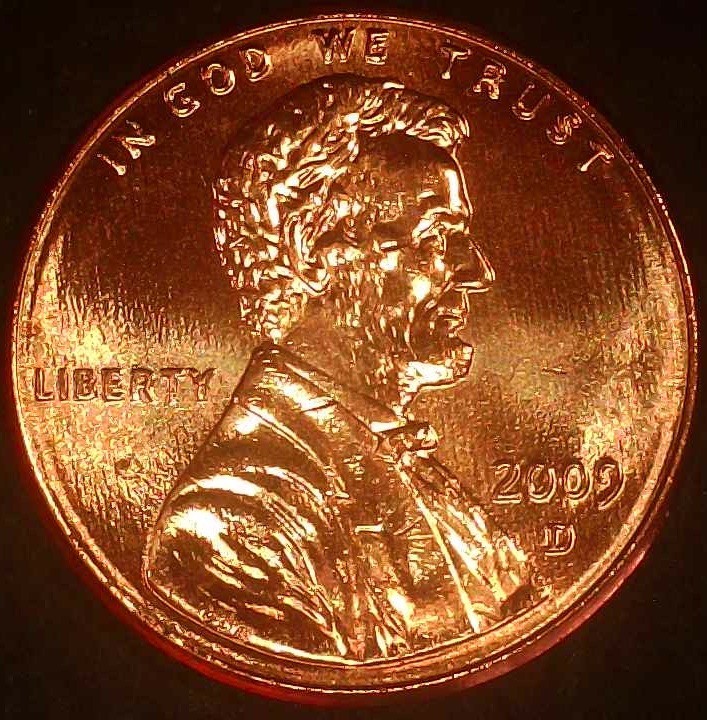 2009 P&D LINCOLN BICENTENNIAL CENT LP2 ROLLS FORMATIVE YEARS (UNCIRCULATED)