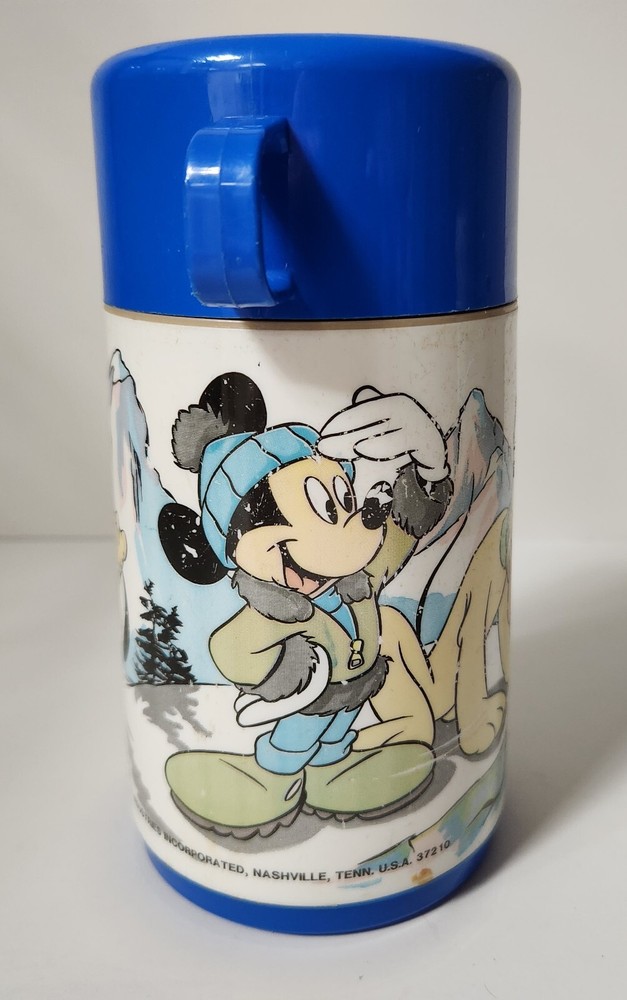 1980’s Mickey Mouse & Pluto Aladdin Brand Thermos