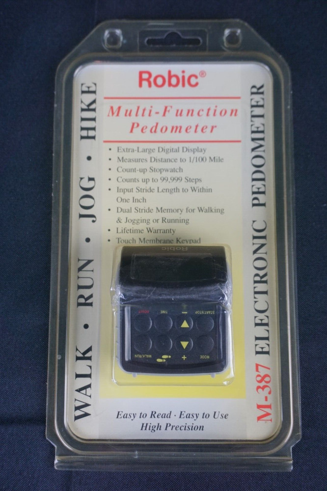 Robic Digital LCD Pedometer M-387 New