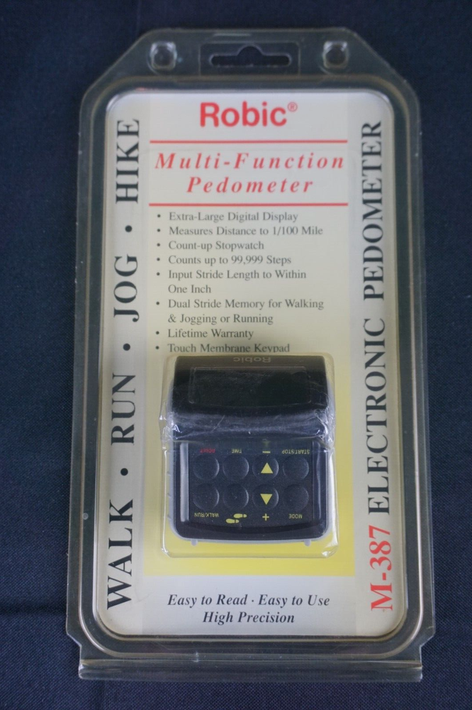 Robic Digital LCD Pedometer M-387 New