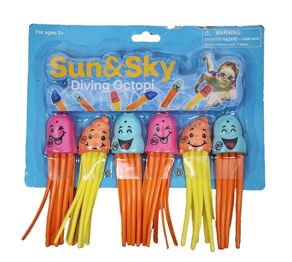 Sun & Sky Diving Octopi Pool Toy - New