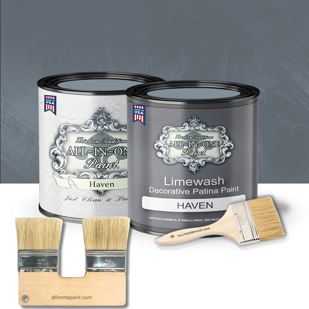 ALL-IN-ONE Paint Limewash Quart Kit - Haven