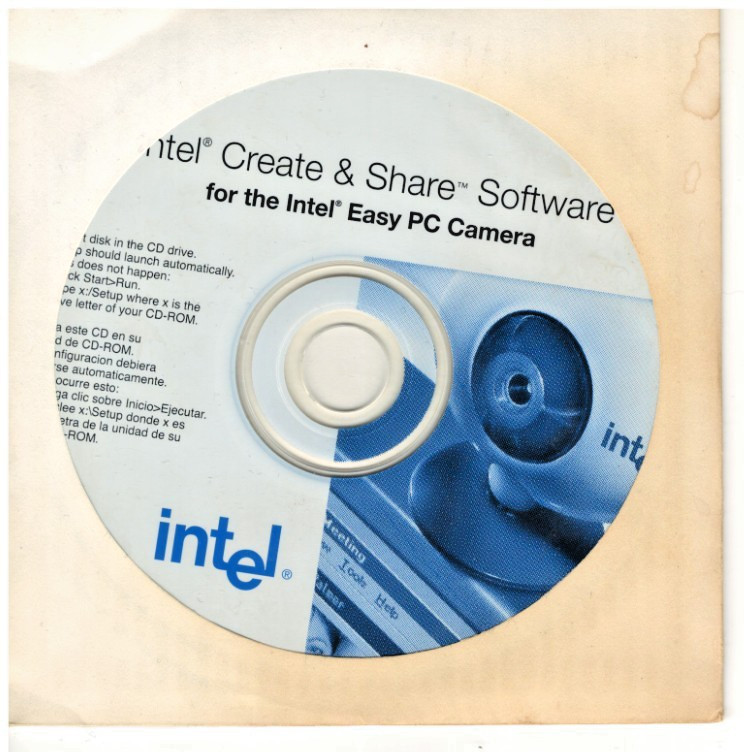 Intel Easy PC Camera Create & Share Software Disc Only - Windows Xp - 2000