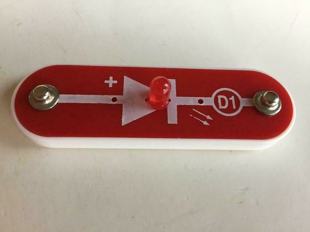 SNAP CIRCUITS Elenco Red Light Emitting Diode (D1), Part # 6SCD1