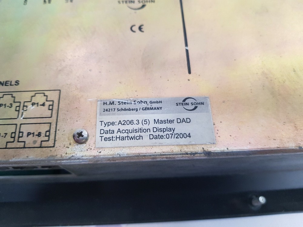 STEIN SOHN A206.3(5) Master Dad Data Acquisition Display 24VDC