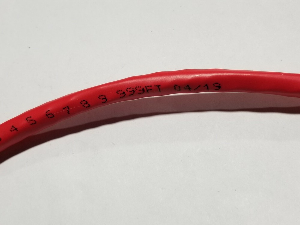 Structured Cable Products/SCP CAT6-RD 23/4P Cat6E 550MHz Network Riser Red/100ft