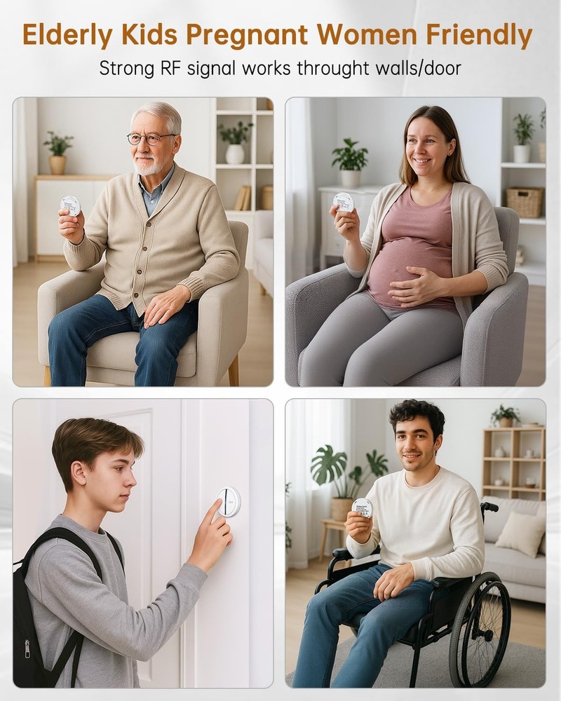 Garbage Disposal Wireless Switch Kit, 500 Feet RF Range Remote Control Outlet...