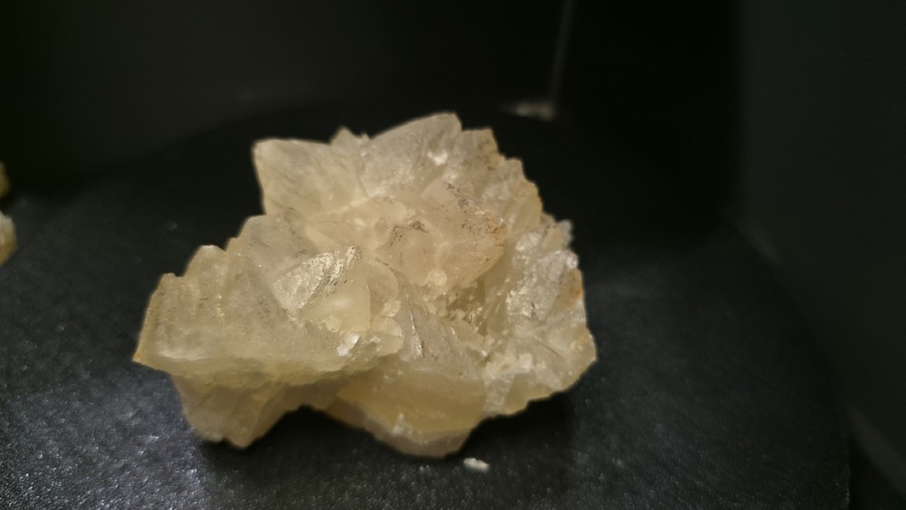 Phosphorescent UV Golden Calcite Specimen
