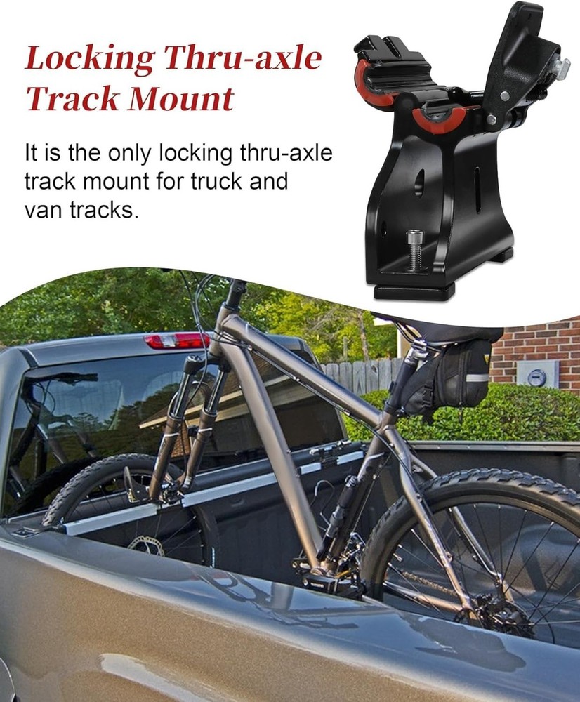 Locking Thru-Axle Fork Mounts, Adjustable Locking Thru-axle Track Bracket, wi...