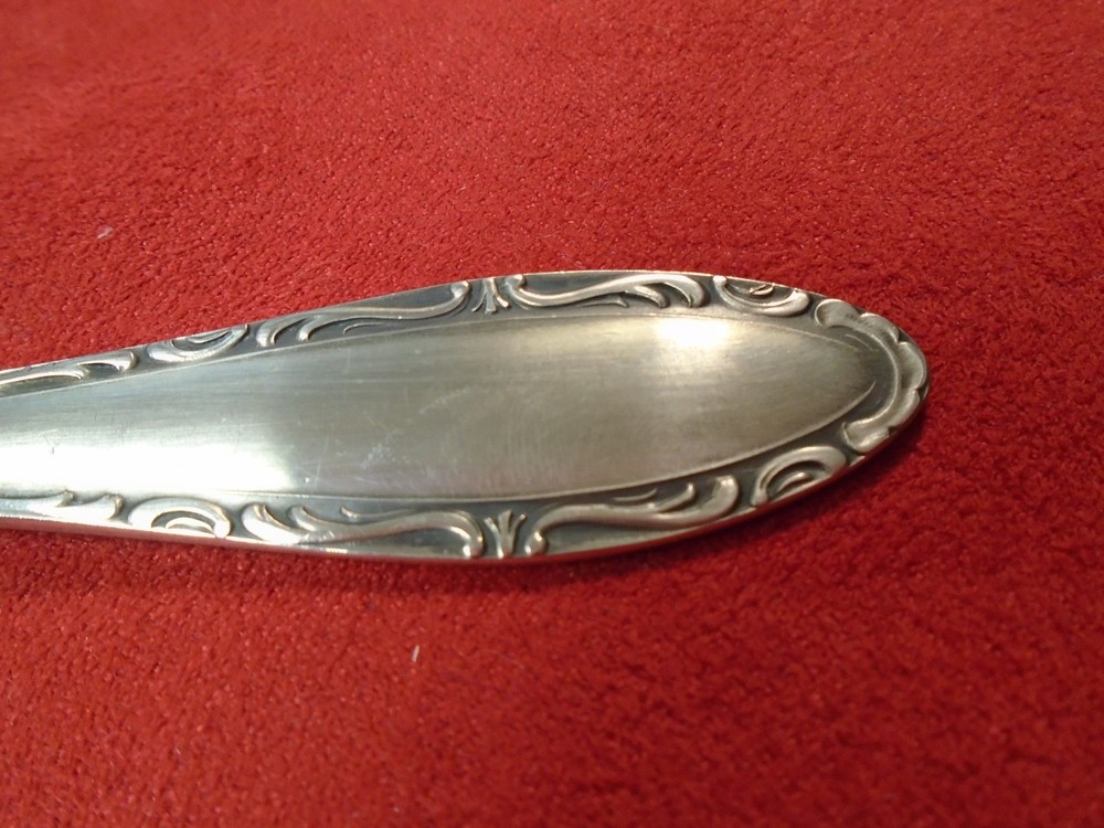 German 800 Silver Flat Handled Master Pointed Knife (#2233)