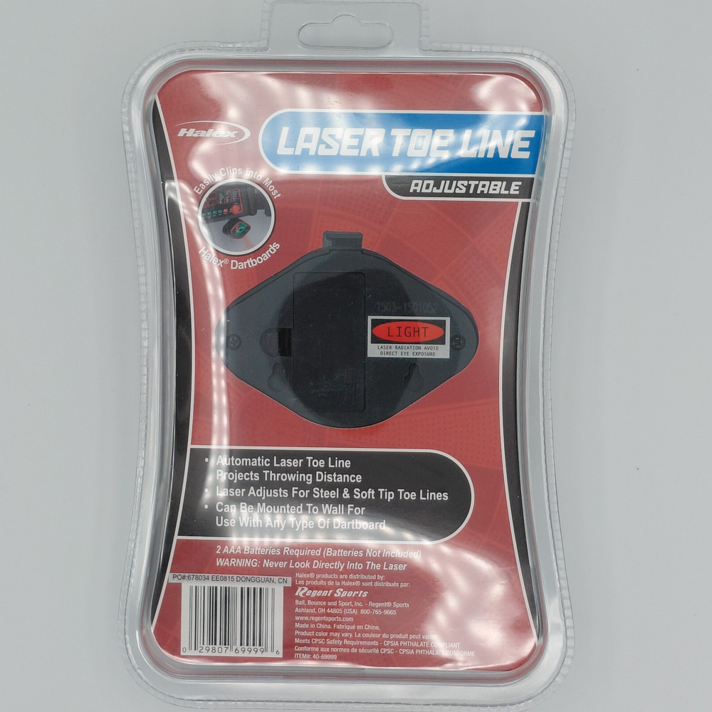 Adjustable Laser Toe Line For Use With Any DartBoard - Projects Throwing Dist.