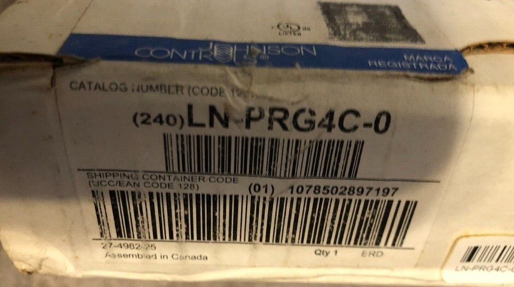 Johnson Controls Metasys LonTalk LN Series Programmable Controller LN-PRG4C-0