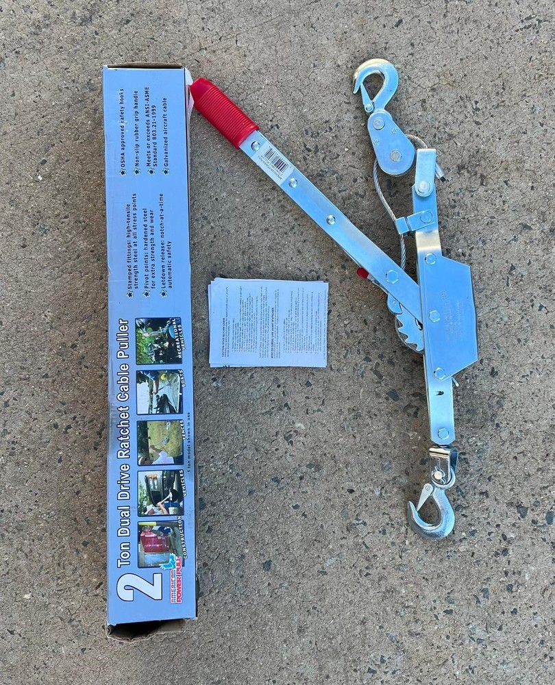 American Power Pull 2 Ton Cable Puller 18200 in Original Box