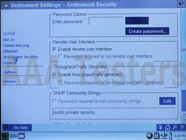 Fluke Networks EtherScope Series I Network Assistant w/ LAN Option