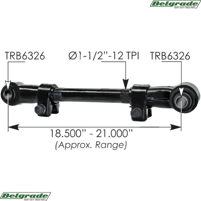 Adjustable & Rigid Torque Arm for Hutch w/ Nuts & Bolts - E3277 E7683 1639804