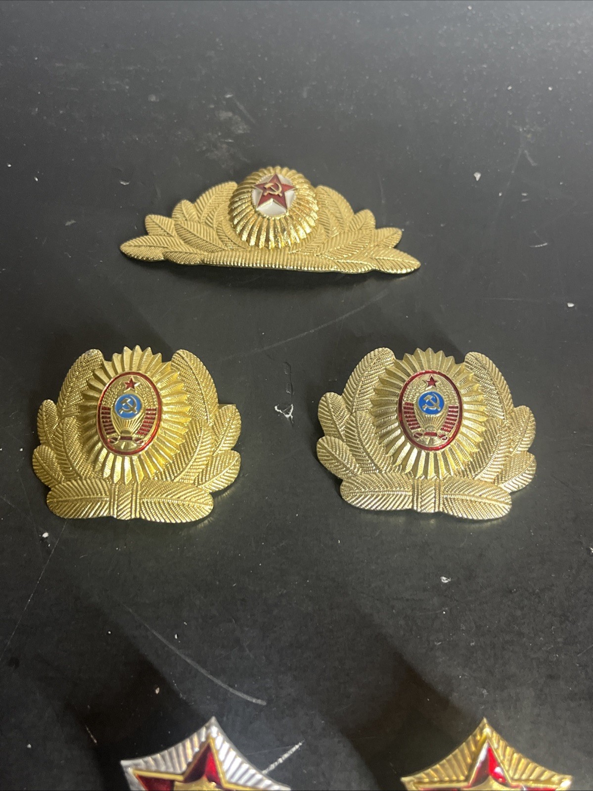 Set of badges of the officer of the Ministry of Internal Affairs of the USSR