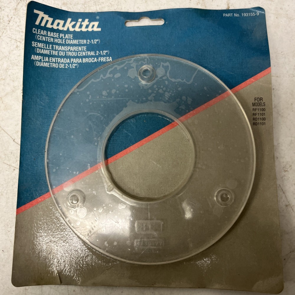 Makita Clear Base Plate No 193155-9