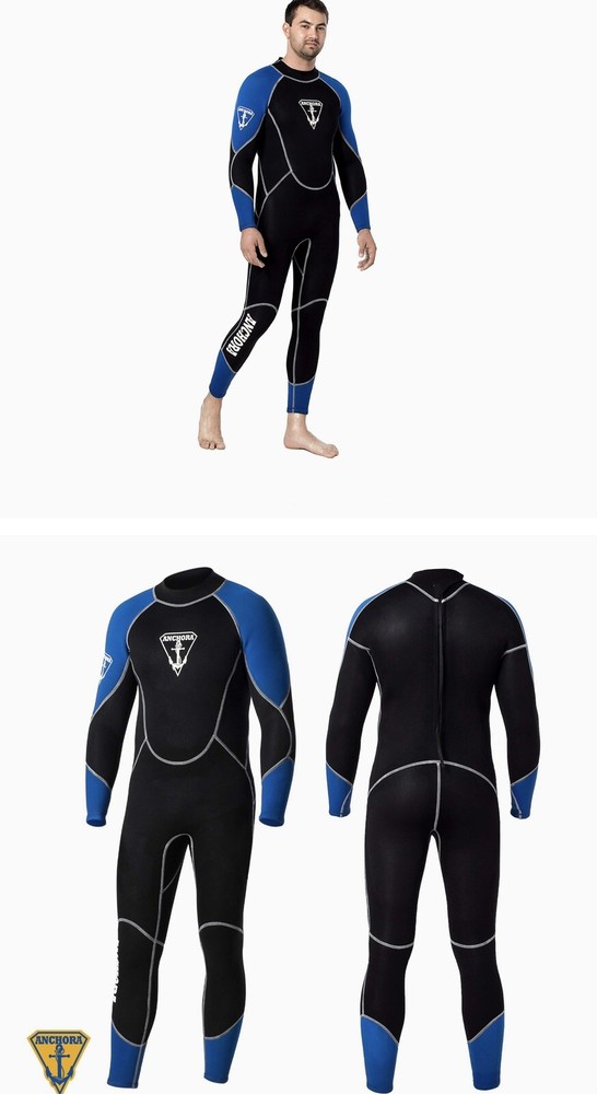 men rufting wet suit