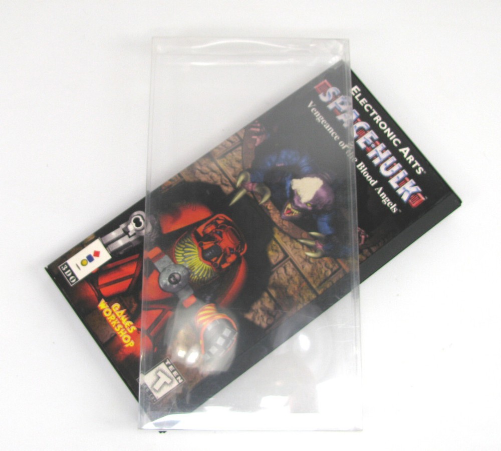 10x PANASONIC 3DO CIB SNAPBACK STYLE CASE(SIZE A)-CLEAR PROTECTIVE BOX PROTECTOR