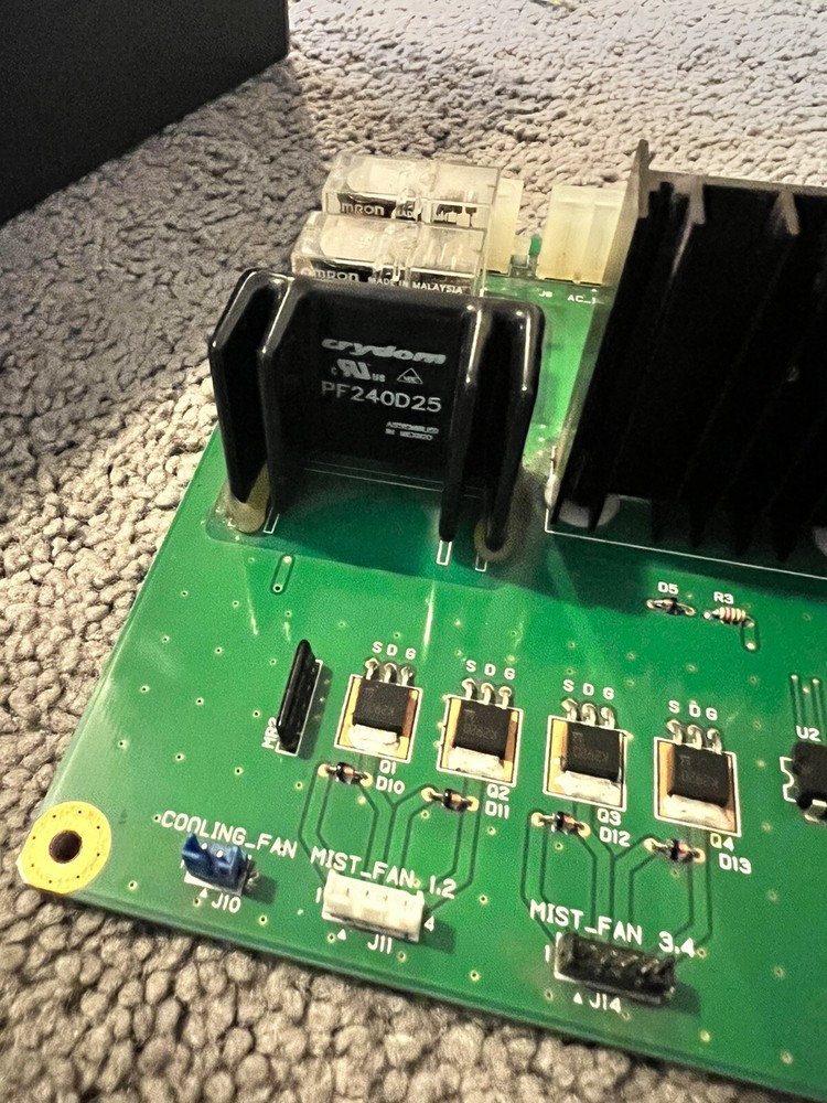Mutoh Heater Relay Board De-36765a
