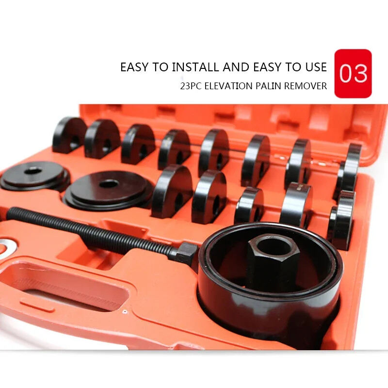23 Pieces Of Puller Bearing Pressure Roller Puller Adapter Disassembly Kit