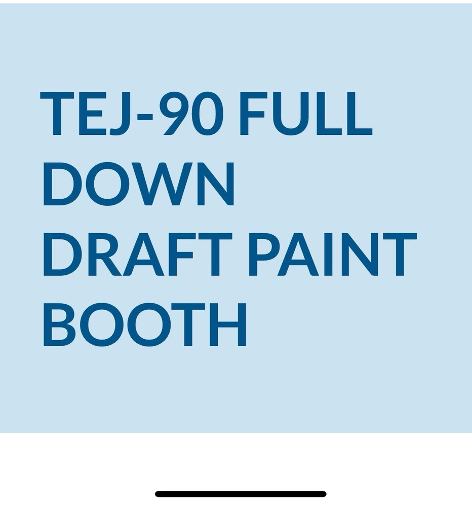 Tej-90 Downdraft Paint Booth