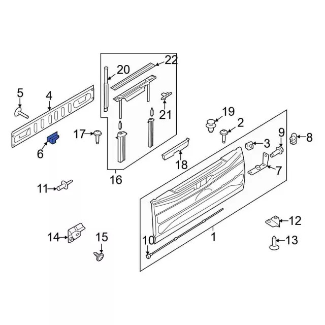 Splash Guard Kit Retainer Nut PACK OF 4