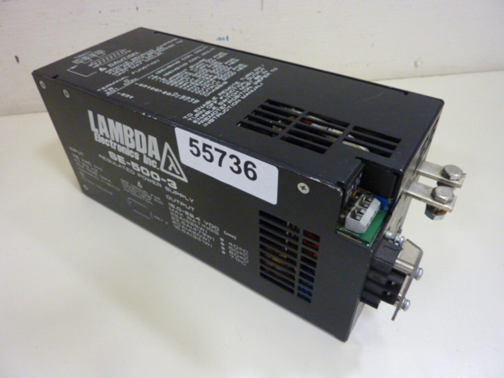 LAMBDA Regulated Power Supply SE-500-3 Used #35246