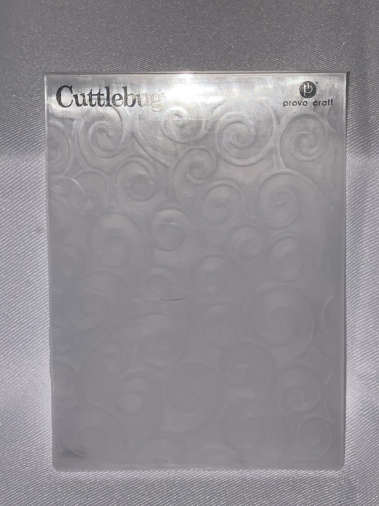 Cuttlebug Provo Craft 5 Embossing Folders 1 Die