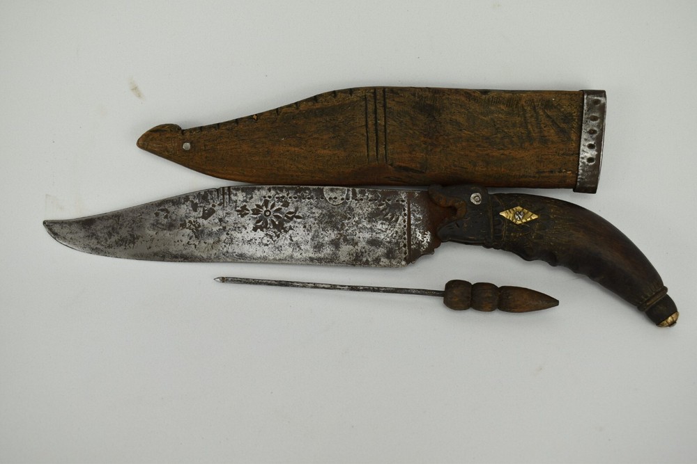 Antique Handmade Dragon Dagger Asian?