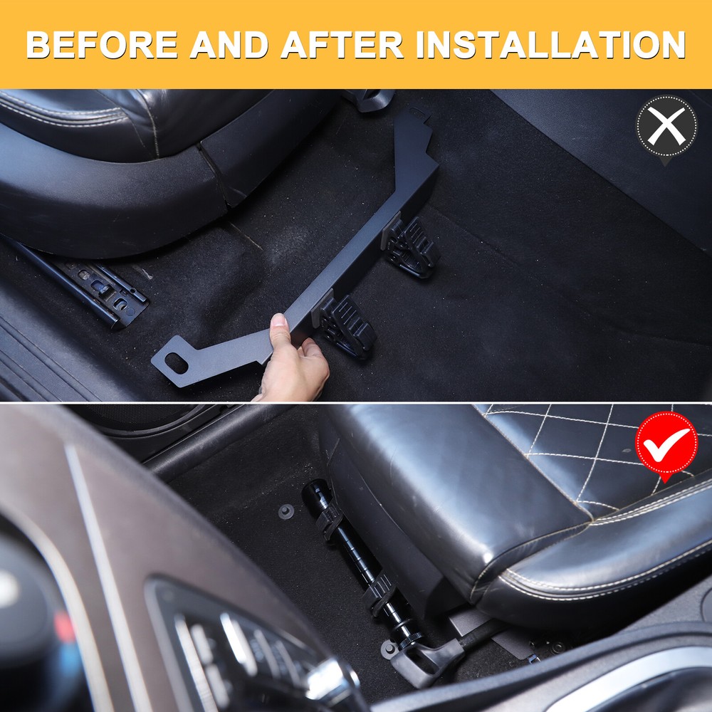 Carbon Steel Passenger Seat Under Flashlight Bracket For Seat Leon 2008-2012