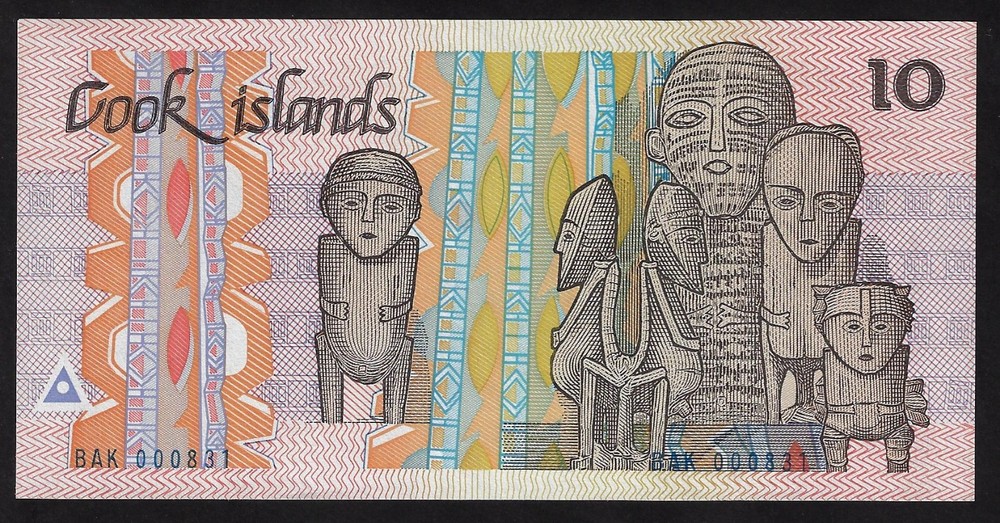 Cook Islands 10 Dollars 1987 UNC