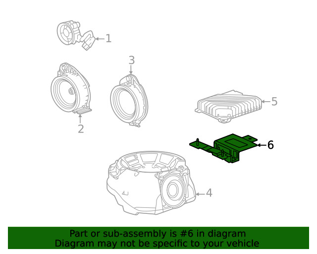 Genuine GM Mount Bracket 42858405