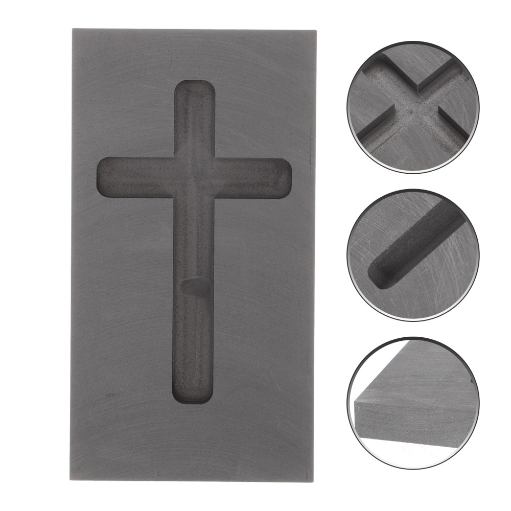 Graphite Casting Melting Ingot Cross Mold Industry Heart-shaped
