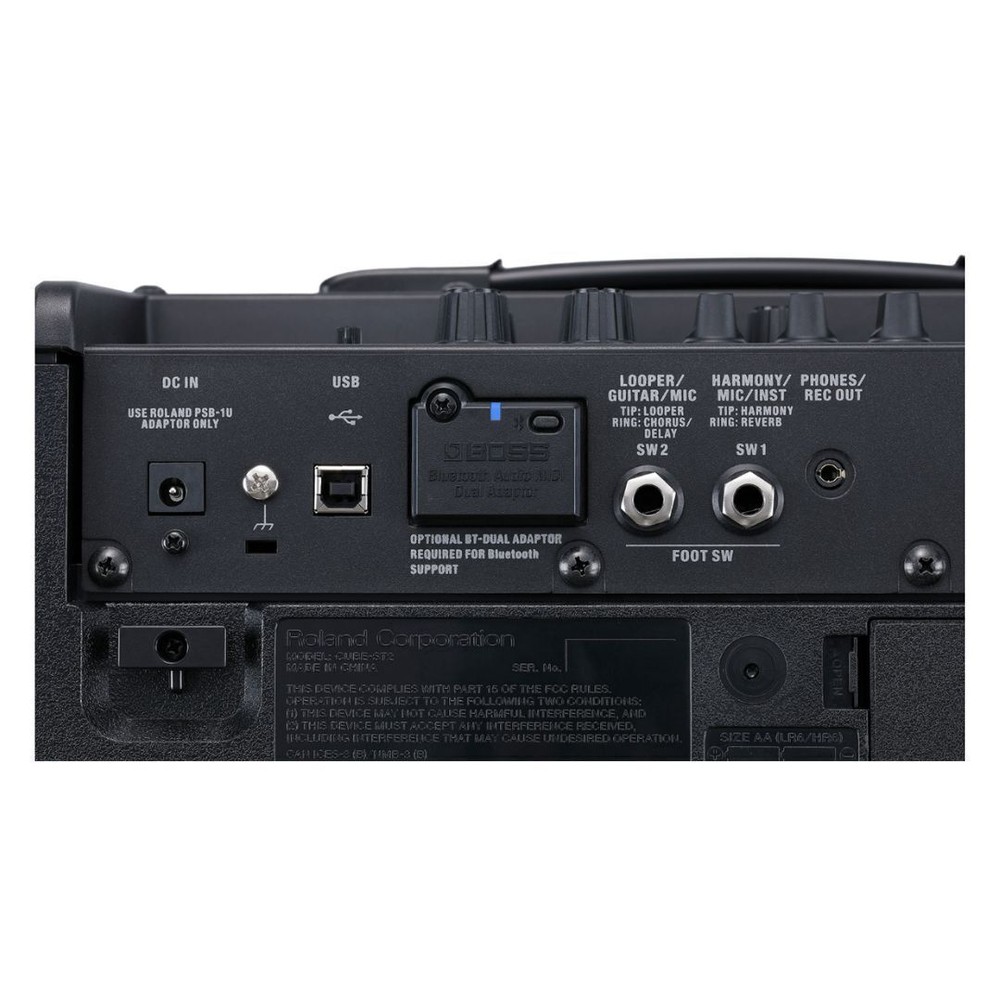 Boss Compact Bluetooth Audio MIDI Dual Adapter with Wireless Connectivity