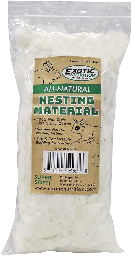 Exotic Nutrit  Nesting Material -  Cotton Eco-Friendly