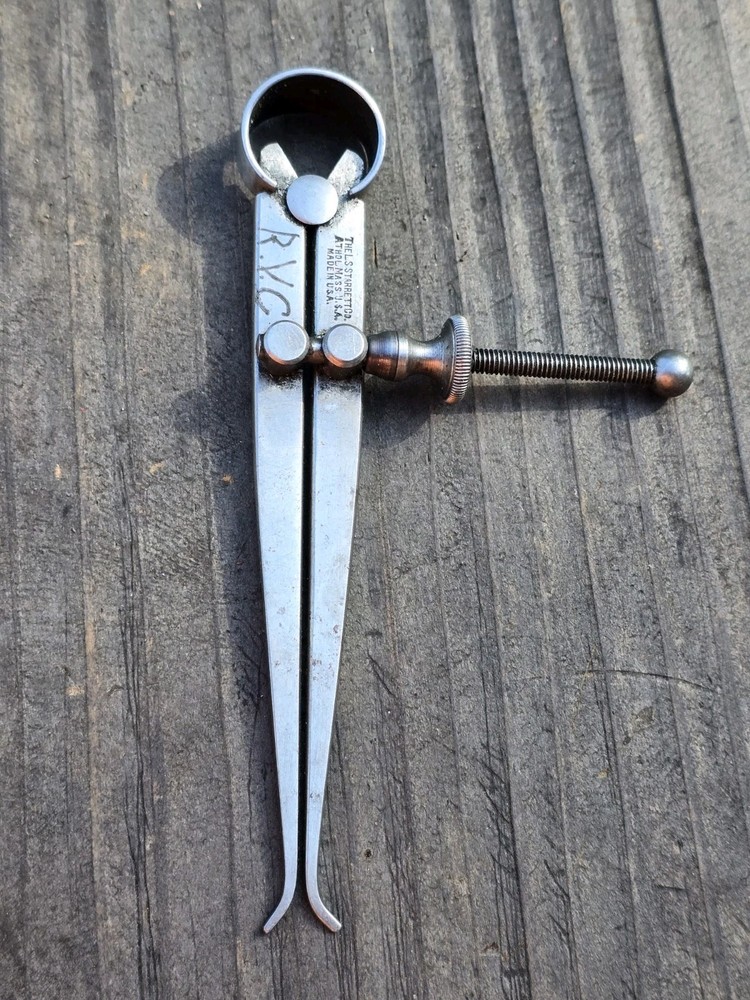 Vintage L. S. Starrett Inside Calipers 4-3/4"