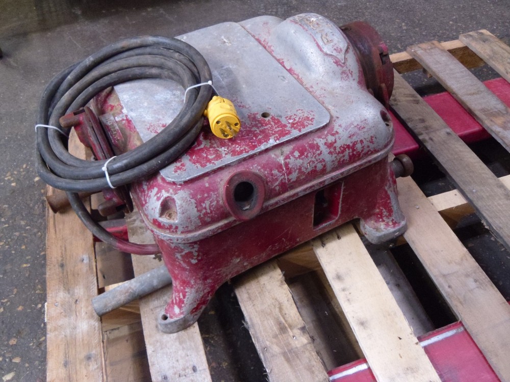 Ridgid 400 electric pipe threader machine - works - READ AD