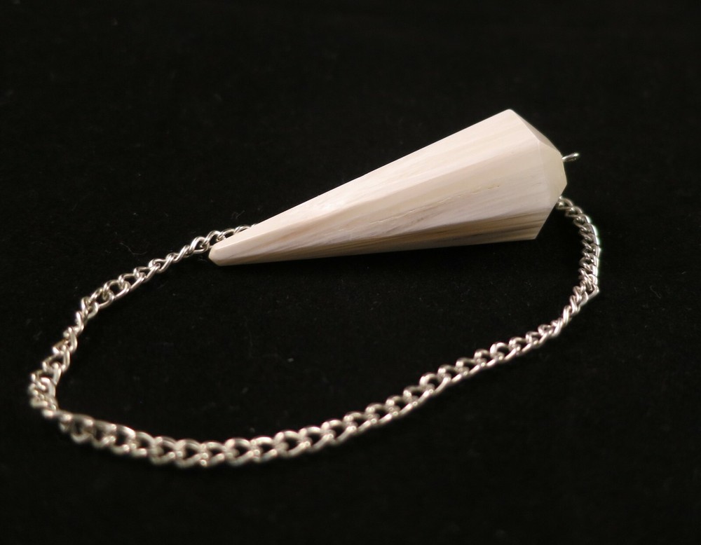 SCOLECITE CRYSTAL PENDULUM - INDIA