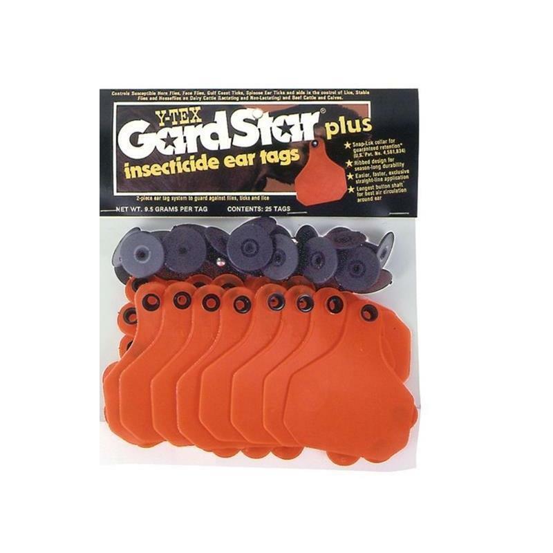 Gardstar Plus Insecticide Cattle Ear Tags 25 Count
