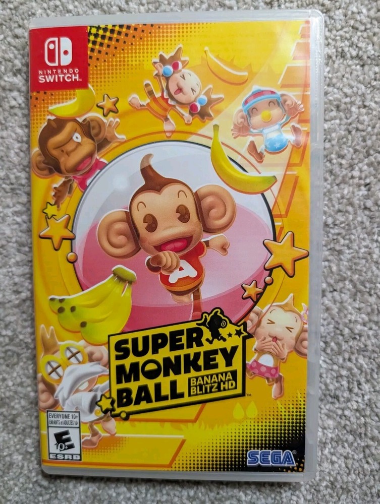 NO GAME Super Monkey Ball Blitz HD Nintendo Switch Case