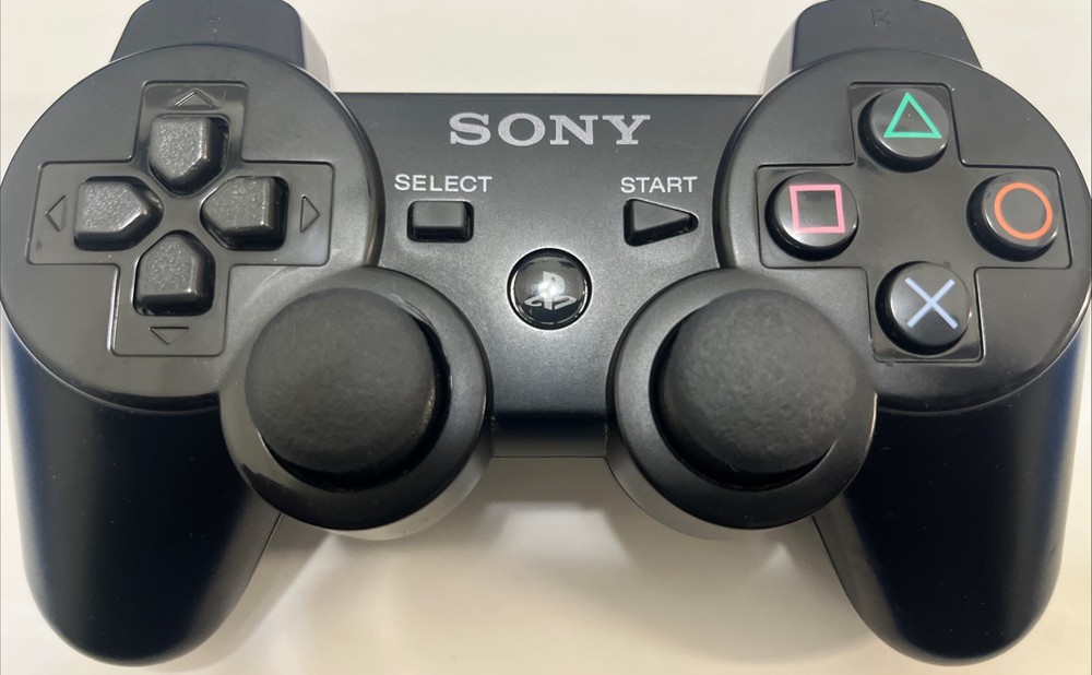 OEM Sony PS3 Controller Genuine DualShock 3 - Tested-  Black