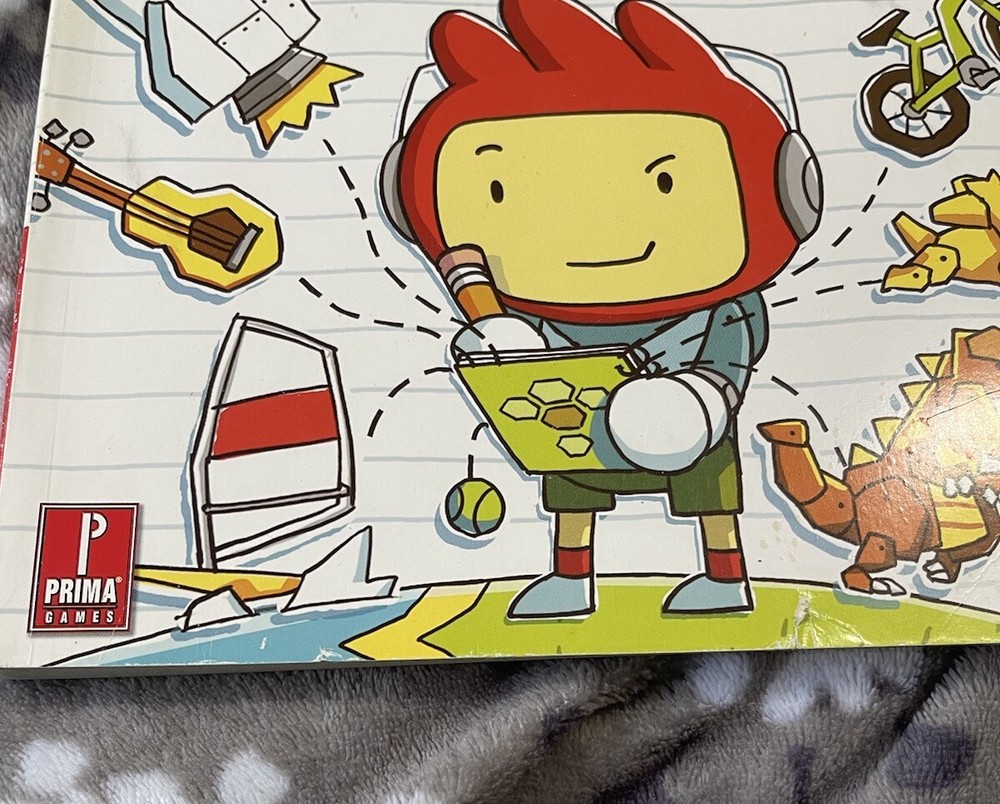 Scribblenauts Prima Official Strategy Guide Nintendo DS NO POSTER