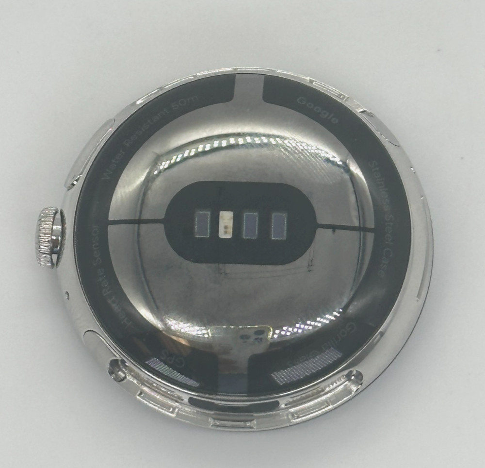 Google Pixel Watch No Band No Charger Android Only (Not for iOS）Polished Silver